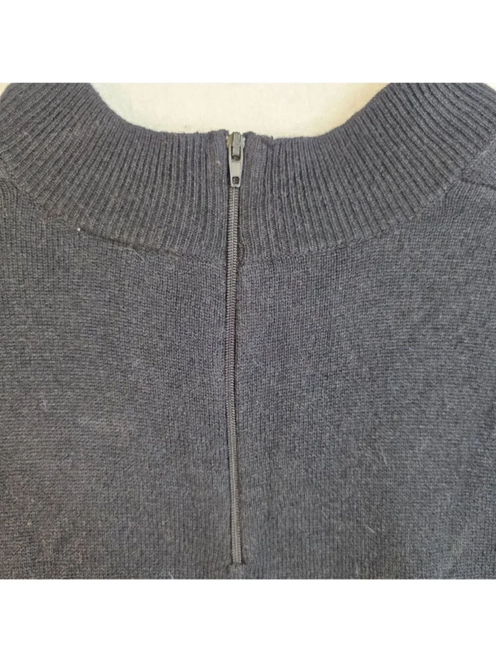 Vintage 90s Koret Argyle Silk Angora Sweater S Black Preppy Academia Retro Luxe